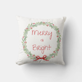 Almofada Merry & Bright Holiday Pillow
