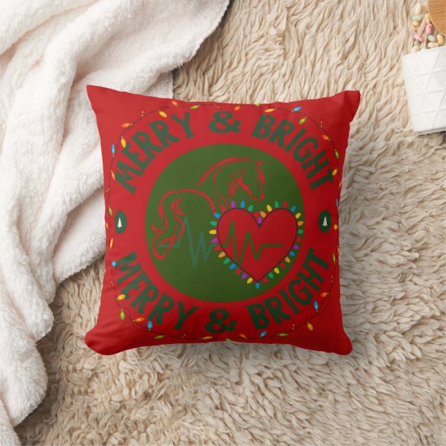 Almofada Merry & Bright Throw Pillow (Cobertor)