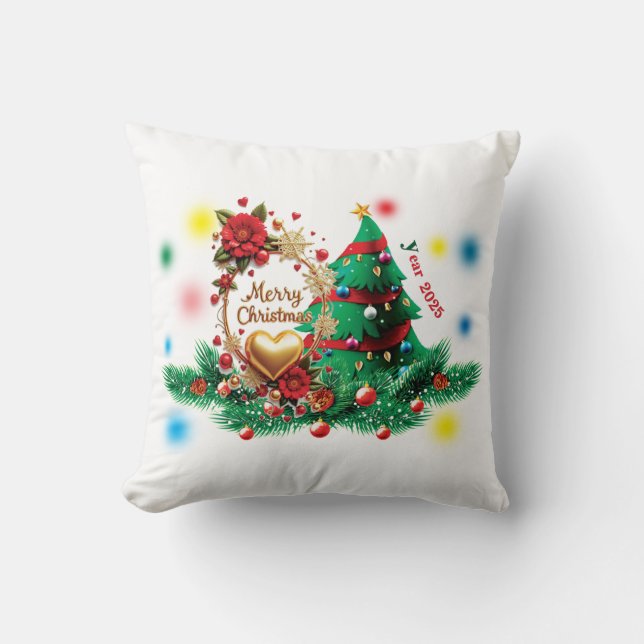 Almofada Merry Christmas 2025 Pillow (Frente)