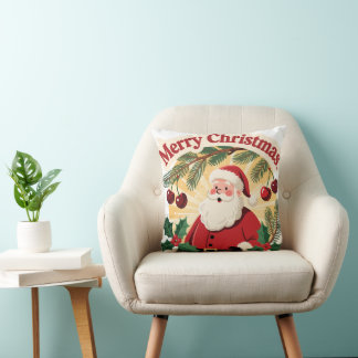 Almofada Merry Christmas Festive Holiday Design