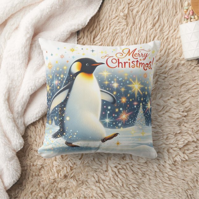 Almofada Merry Christmas - Penguin - Pillow (Cobertor)