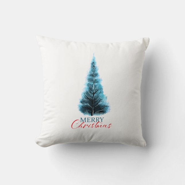 Almofada Merry Christmas pine tree (Frente)