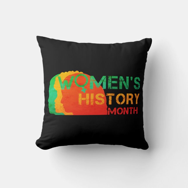 ALMOFADA MÊS DA HISTÓRIA DA MULHER (Frente)