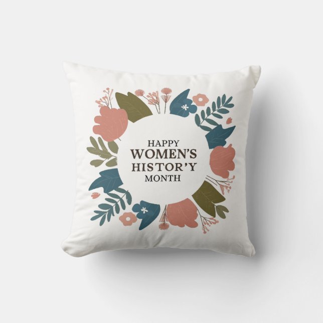 Almofada Mês da História das Mulheres (Frente)