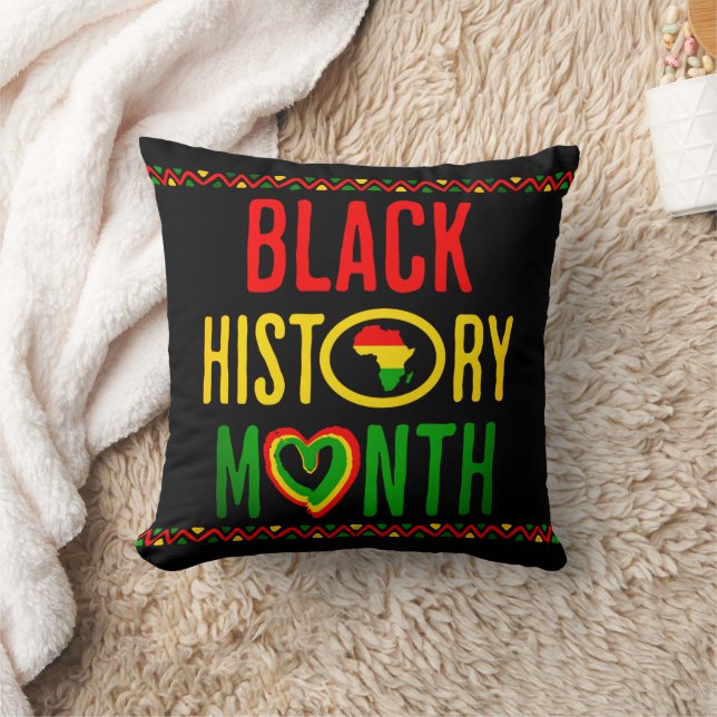 Almofada Mês Negro, Juneteenth, Mês da História Negra (Cobertor)