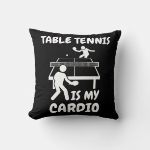 Almofada Mesa Tênis é meu Mesa traseiro do cardio - ping Tê