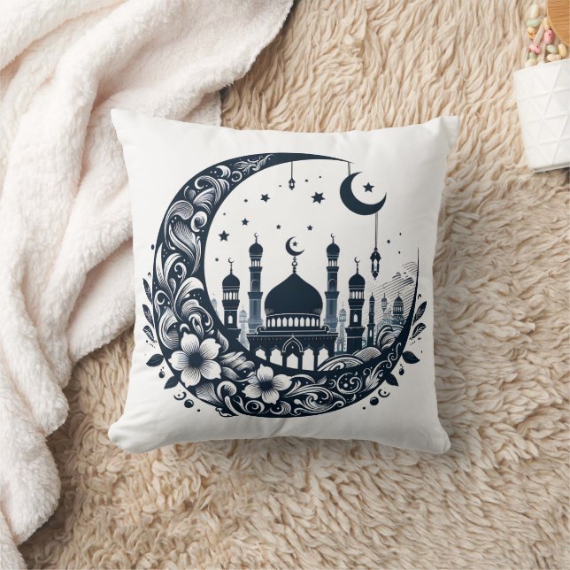 Almofada Mesquita da Lua Flor (Cobertor)
