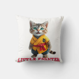 Almofada 🥋 Mestre Gatinho de Karate - Lutador Fofo