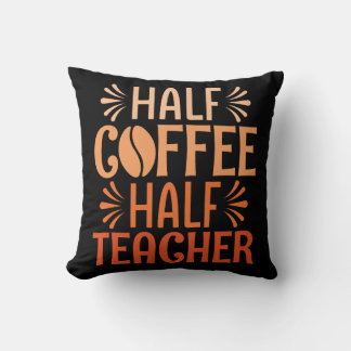 Almofada Metade do professor de café