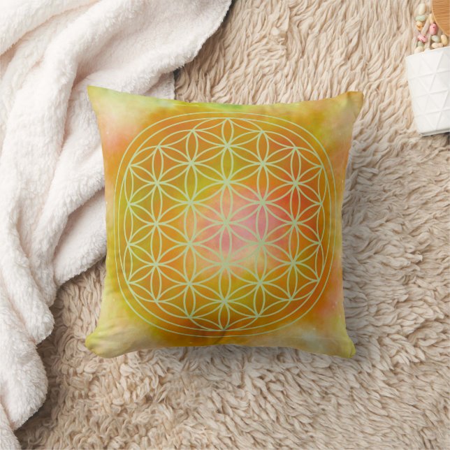 Almofada Metatron, chakra, zen, geométrico sagrado, anjo, (Cobertor)