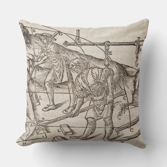 Almofada Métodos de mover os blocos de pedra, 'de Di Lucio (Frente)