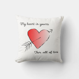 Almofada Meu Coração é Seu para Sempre