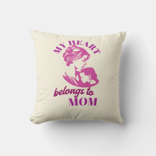 Almofada Meu Coração Pertence a você Travesseiro decorativo