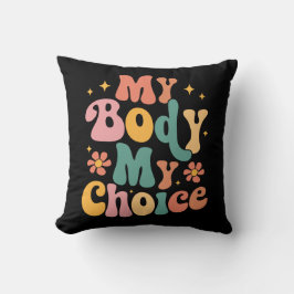 Almofada Meu Corpo Minha Escolha Feminista Escolha Pró