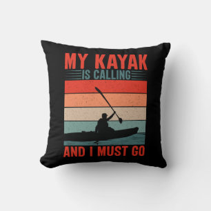 Almofada Meu Kayak está chamando e eu preciso ir