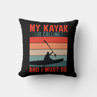 Almofada Meu Kayak está chamando e eu preciso ir