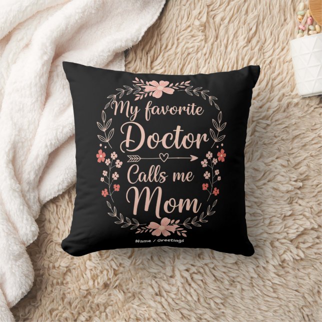 Almofada Meu Médico Favorito Me Chama de Mãe Presente Diver (Cobertor)
