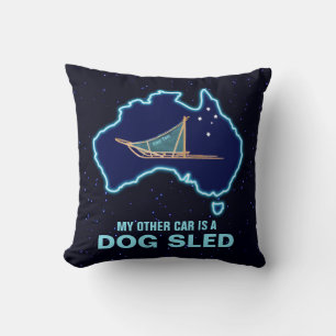 Almofada Meu Outro Carro É Um Sled De Cachorro - Austrália