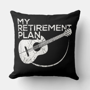 Almofada Meu Plano De Aposentadoria Músicos Engraçados