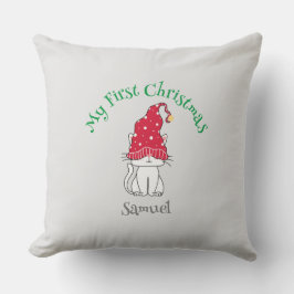 Almofada Meu Primeiro Cushion de Natal - personalizável