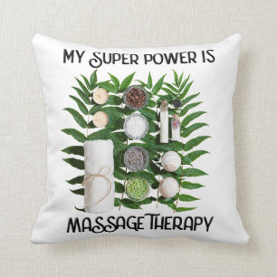 Almofada Meu Super Poder é Travesseiro de Terapia em Massa