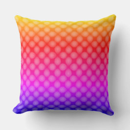 Almofada Miçangas arco-íris