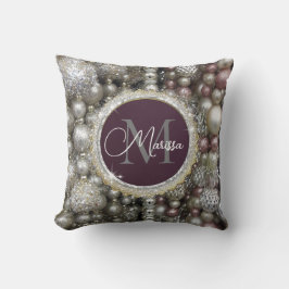 Almofada Miçangas De Glitter Glam Com Travesseiro decorativ