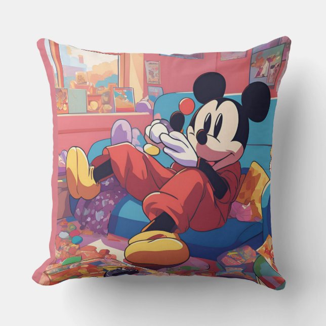 Almofada Mickey - Arraste um Braço (Frente)
