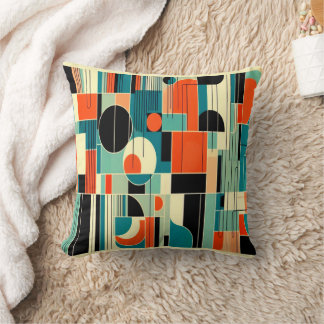 Almofada Mid Century Modern Abstract Decor Pillow