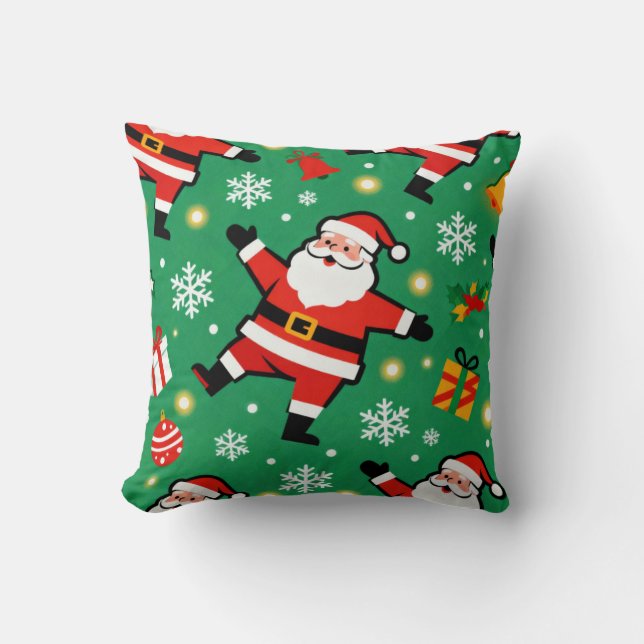 Almofada Mid Century Modern Santa (Frente)