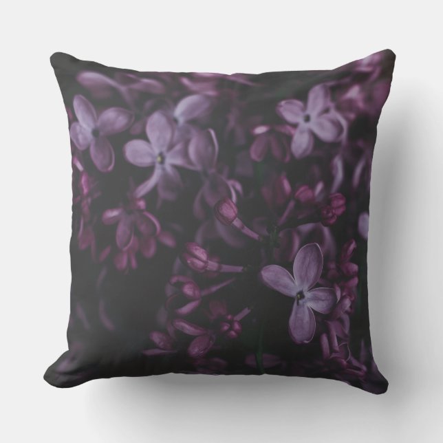 Almofada Midnight Lilac Reverie Throw Pillow (Frente)