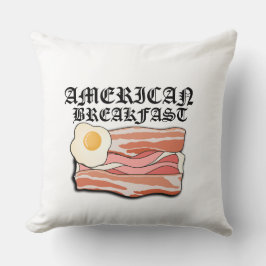 Almofada Mikitiez american café da manhã bacon ovo july pic