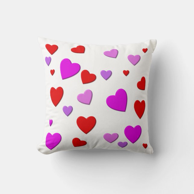 Almofada Mil corações para você (Frente)