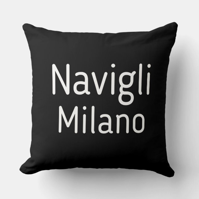 Almofada Milano Italien Navigli T-Shirt (Frente)