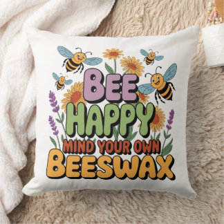 Almofada Mind Your Own Beeswax