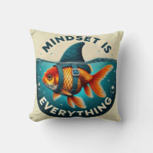 Mindset Is Everything Goldfish Motivational Quote