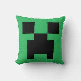 Almofada Minecraft game pixel art verde