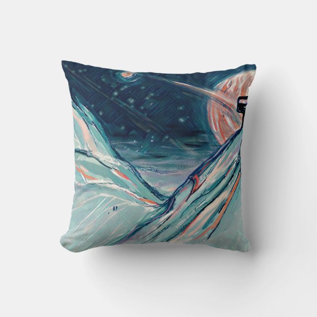 Almofada Minha futura casa no espaço (Frente)