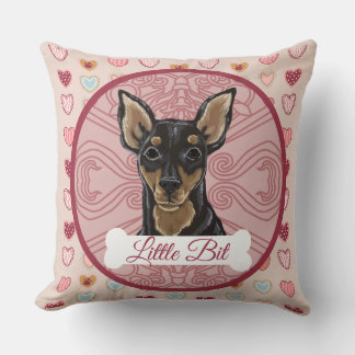 Almofada Miniature Pinscher Personalize Pillow