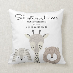 Almofada Mínima Safari Jungle Nasce Estima Moderna