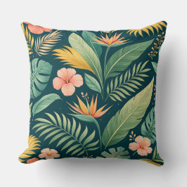 Almofada Minimal Botanical Pattern