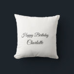 Almofada MINIMAL SIMPLES.CUTIE ADICIONAR NOME BABY feliz an<br><div class="desc">Design</div>