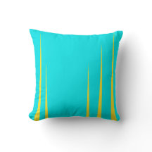 Minimalismo Amarelo abstrato Art Turquoise