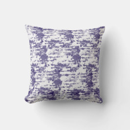 Almofada Minimalismo branco azul abstrato