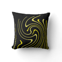 Minimalismo das Linhas Amarelas Pretas abstrato