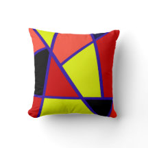 Minimalismo de coral amarelo-abstrato Art preto