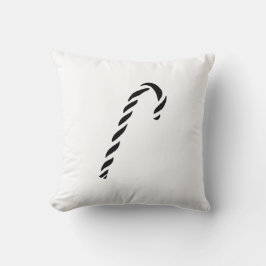 Almofada Minimalist Black Christmas Candy cane
