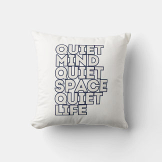 Almofada Minimalist Motivational Quote Throw Pillow — Moder