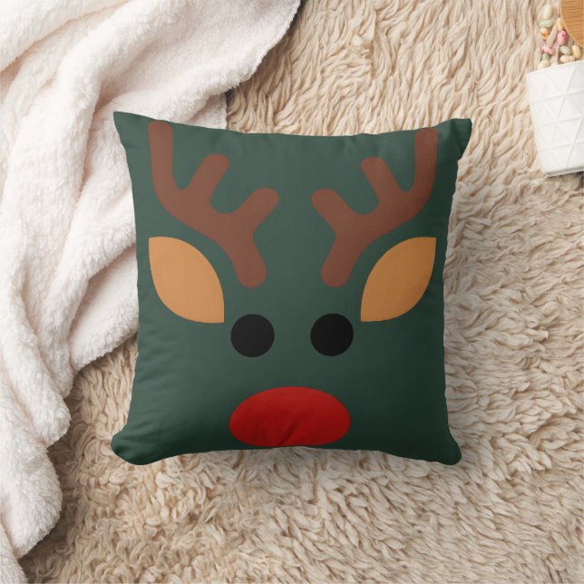Almofada Minimalist Rudolph Reindeer (Cobertor)
