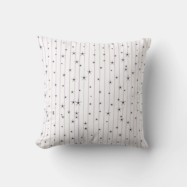 Almofada Minimalista de Estrelas Celestiais  (Frente)